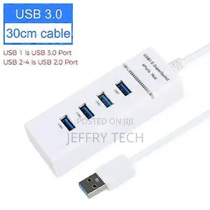 4 Ports 3.0 Usb Splitter High Speed Ulti Splitter Usb Adapter Expansio