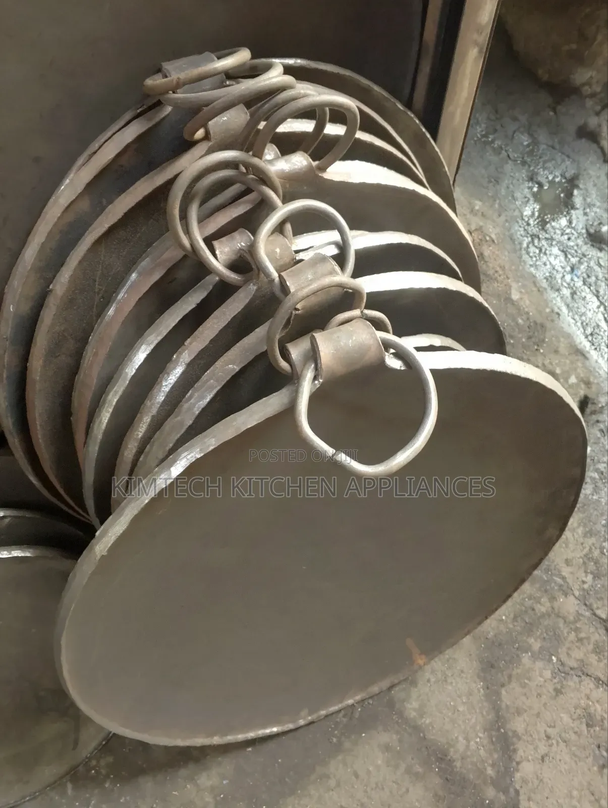 Metallic Pans) Iron Cooking Griddle