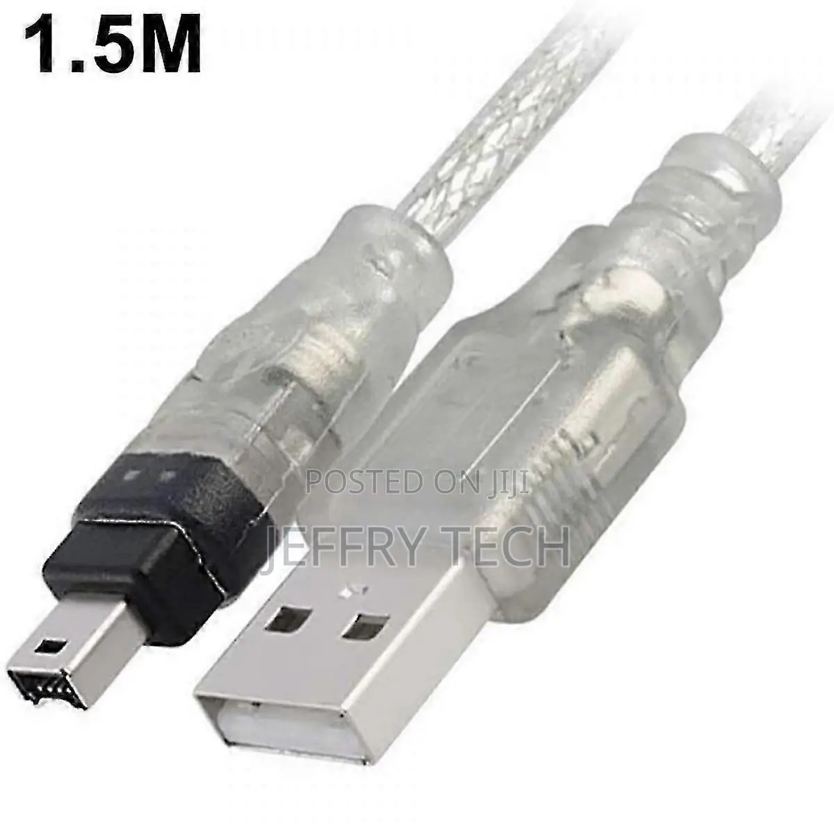 Cable Usb Male to Firewire Plug to Mini 4-Pin to Firewire Adaptor