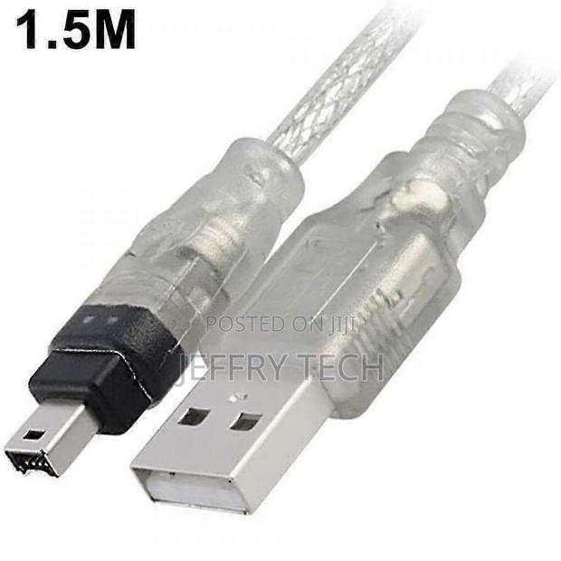 Cable Usb Male to Firewire Plug to Mini 4-Pin to Firewire Adaptor - thumbnail 2