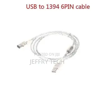 Firewire Ieee 1394 6 Pin Male to Usb 2.0 Male Adaptor Conver