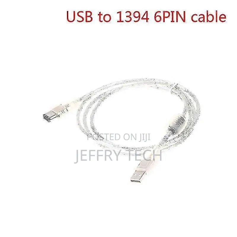 Firewire Ieee 1394 6 Pin Male to Usb 2.0 Male Adaptor Conver