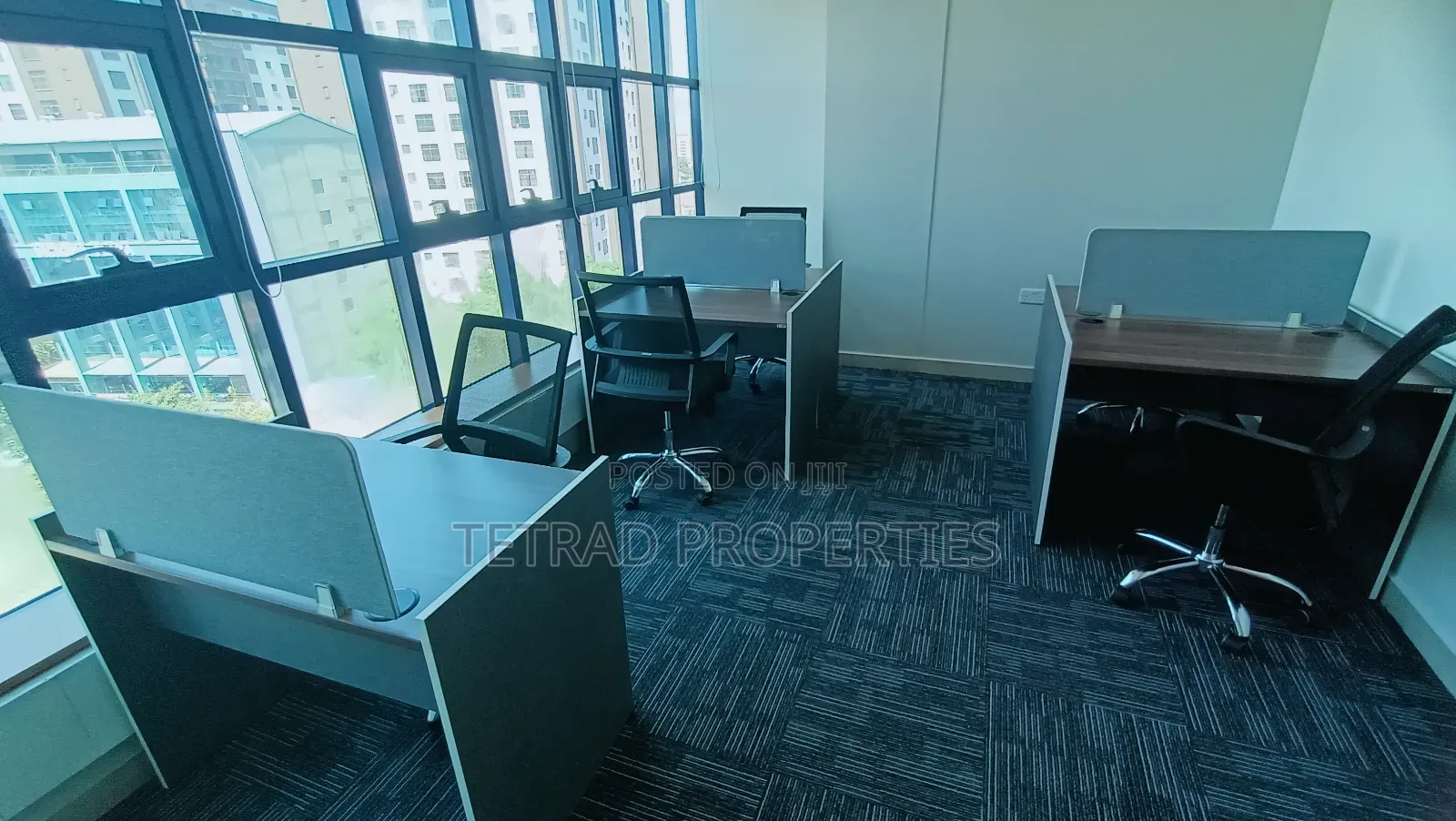 5-6 Desks Furnished and Partitioned Office in Westlands Near Sarit.