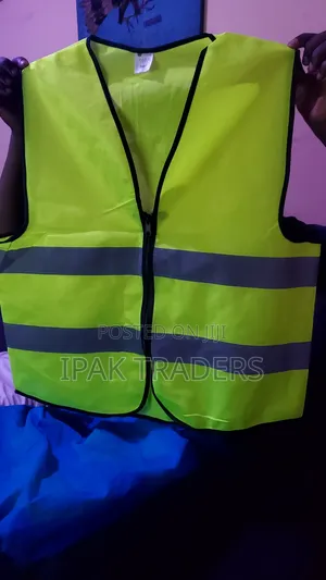 Reflector Jacket Vest With Zipper High Quality