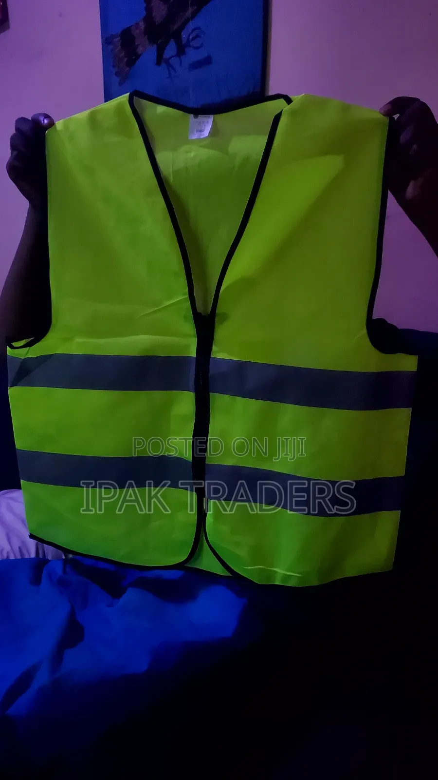Reflector Jacket Vest With Zipper High Quality