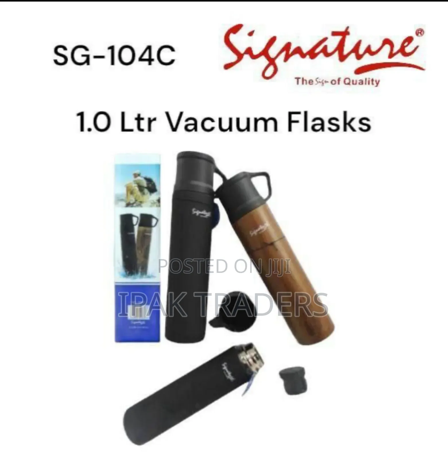 *Signature 1ltr Unbreakable Flask