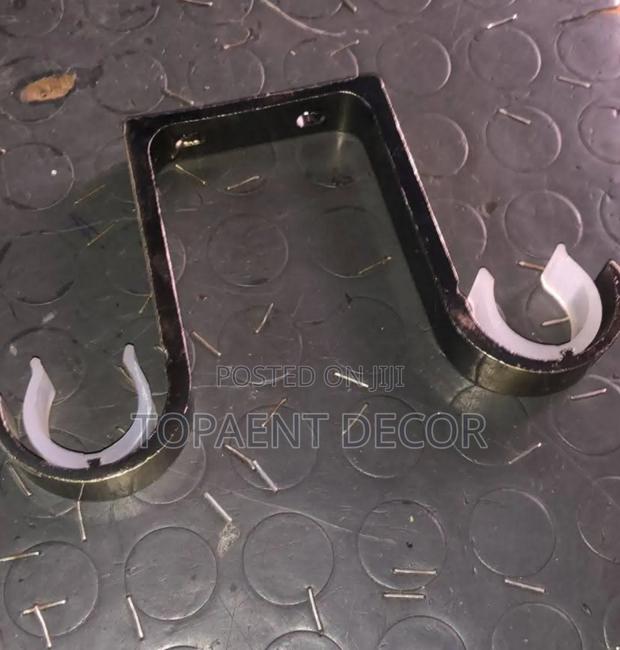 Strong.Powder Coated Ceiling Rod Brackets - main view