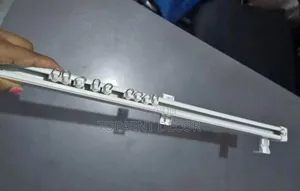 Straight Single Curtain Rail With Runners