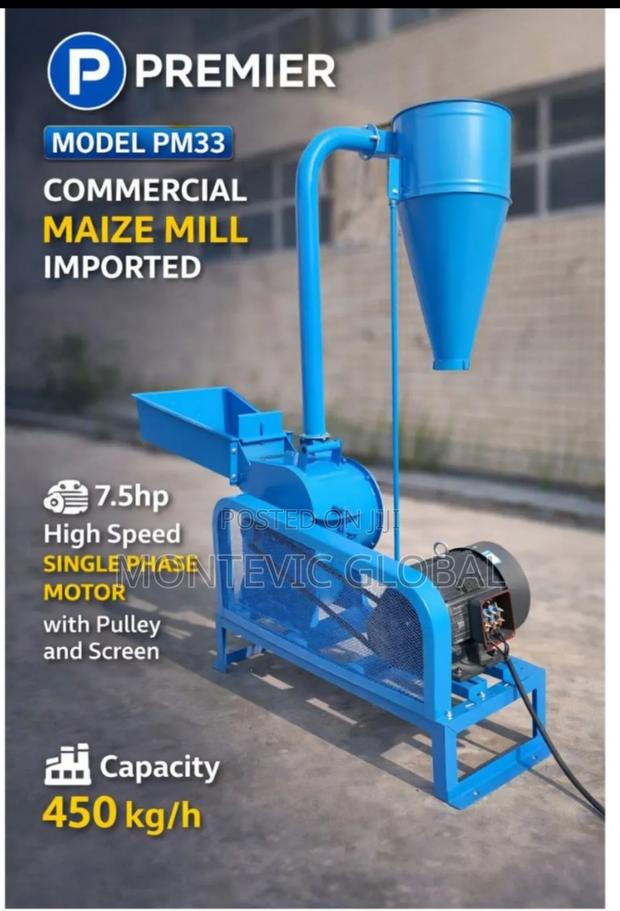 Premier Commercial Imported Maize Mill /High Speed Single Phase Motor
