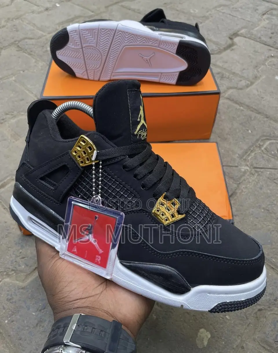 Nike Air Jordan 4 Retro Royalty , Black Cat ,Red Thunder