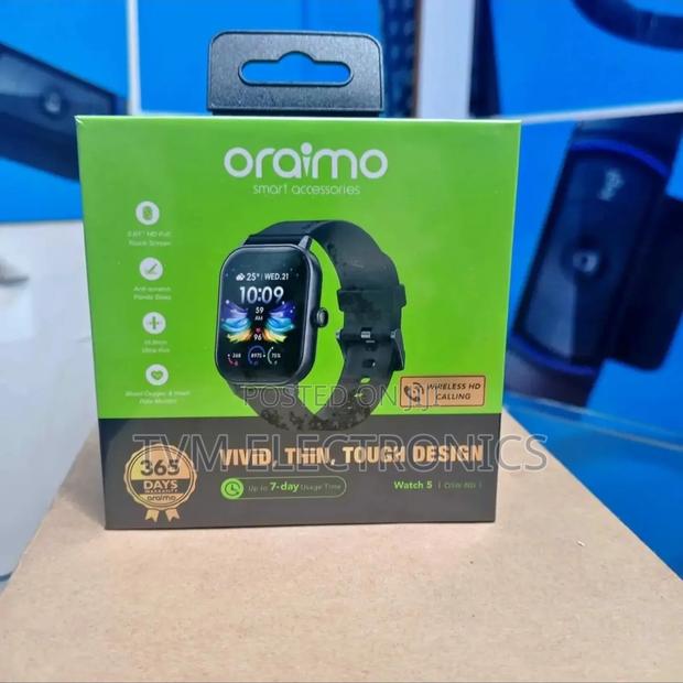 Oraimo Watch 5 2.01" Hd Panda Glass 1atm Smart Watch - main view
