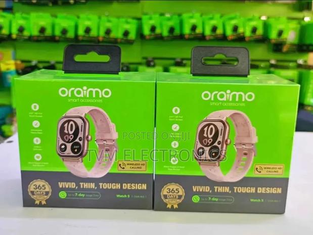 Oraimo Watch 5 2.01" Hd Panda Glass 1atm Smart Watch - thumbnail 2
