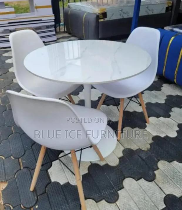 Balcony Table and Eames Chair