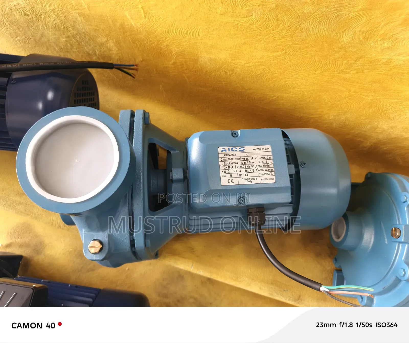 3" × 3 Booster Pump