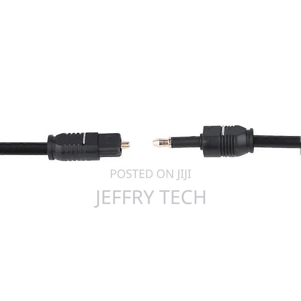 3.5 Audio Optic Fiber Cable Digital Optical Audio Cable Cord ( 1mtr) - thumbnail 3