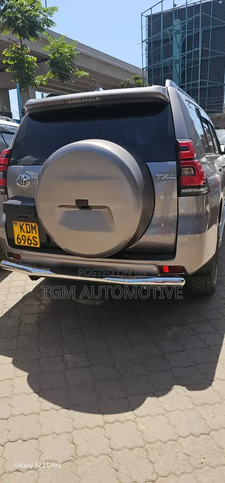 Prado FJ 150 Rear Bull Bar With Light
