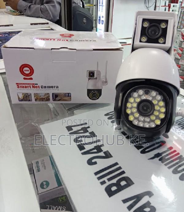 4g V380 Dual Lens Security Camera With Full Color Night Vision