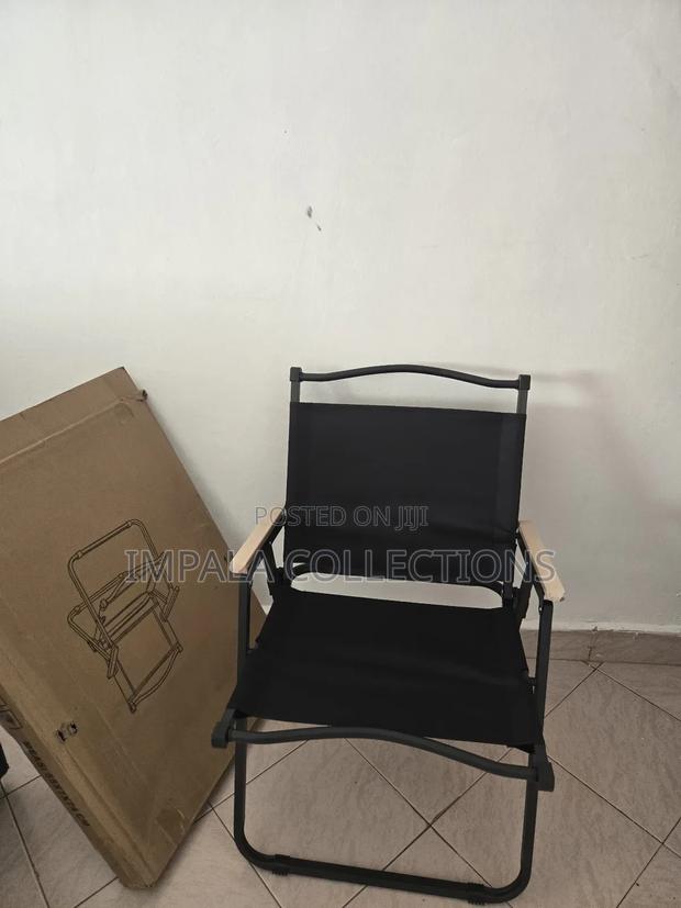 Exacutive Camping Chair In Black