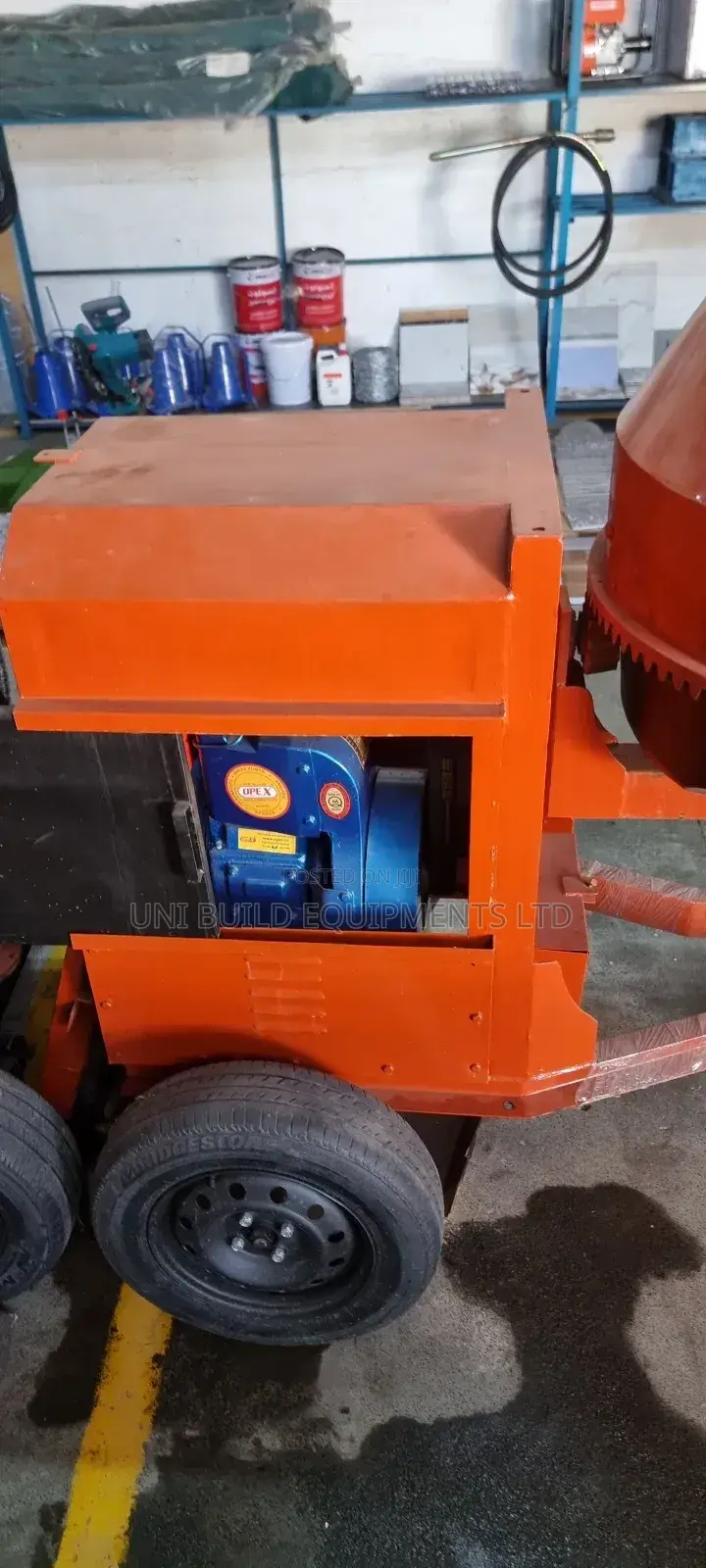 8hp 500lrts Concrete Mixer