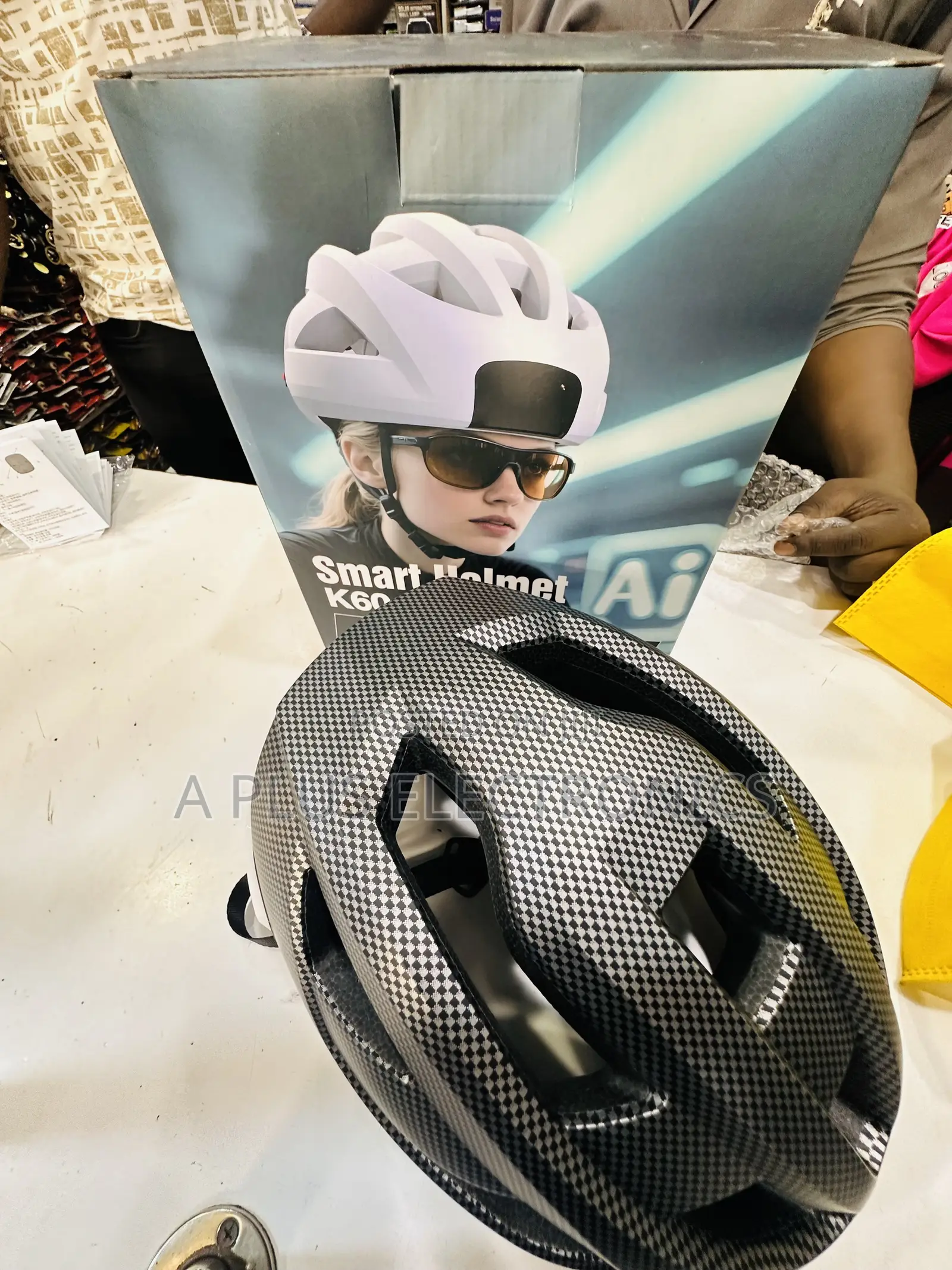  Smart Al Bike Helmet With Wireless Speakers Handlebar Controller