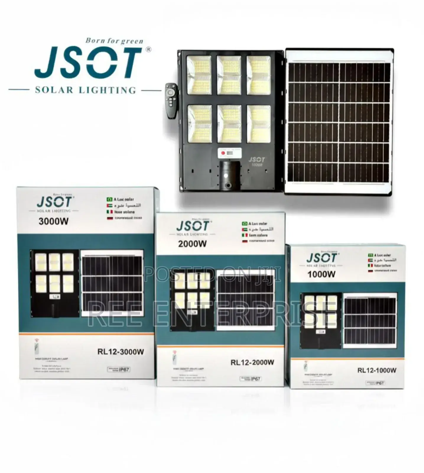 Solar Flood Light;

1000wats