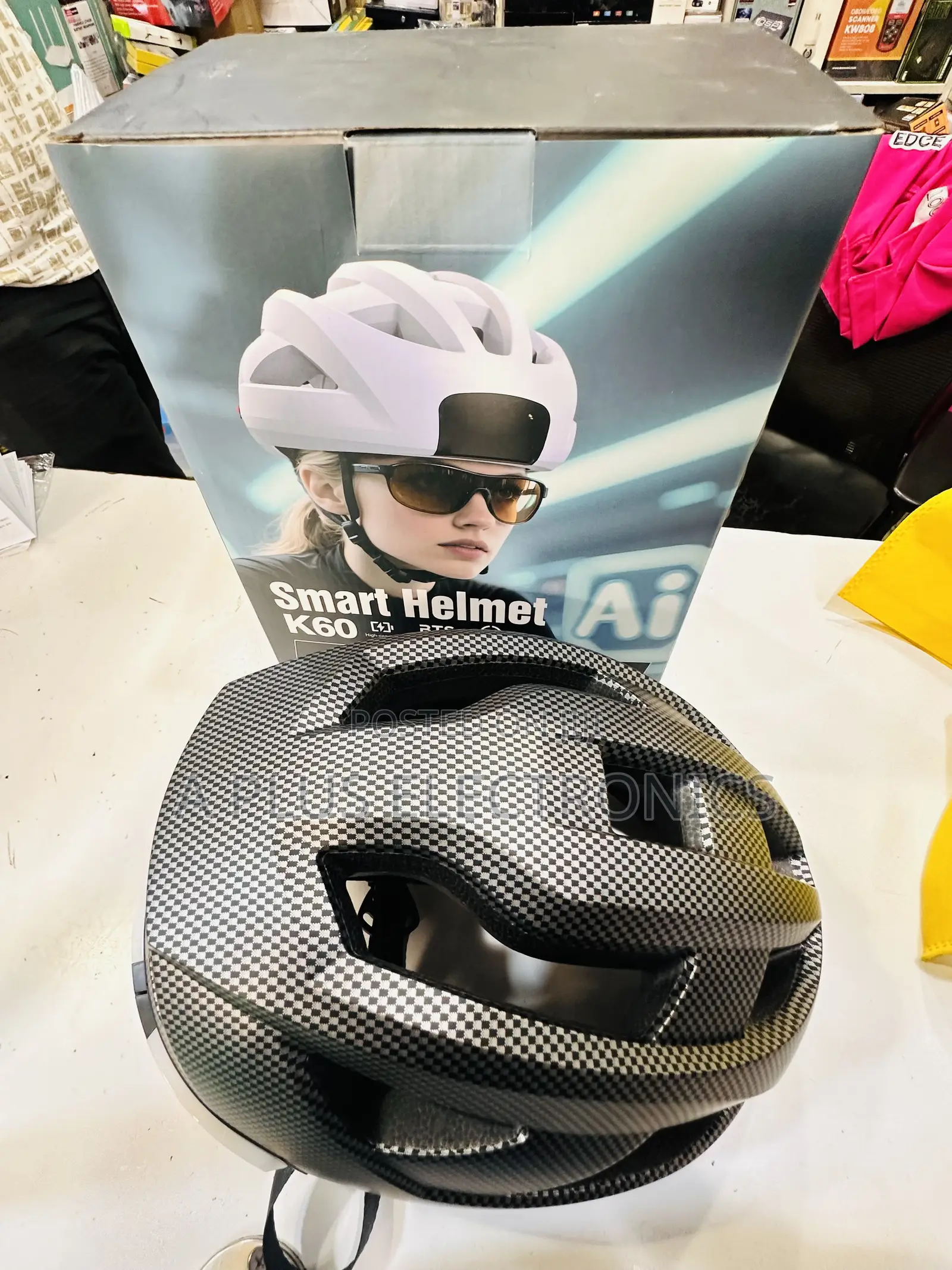  Smart Al Bike Helmet With Bluetooth Music Call Control