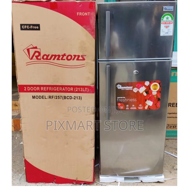 Ramtons Rf/257 213l 2-Door Direct Cool Fridge – Titan, 1yr Warranty