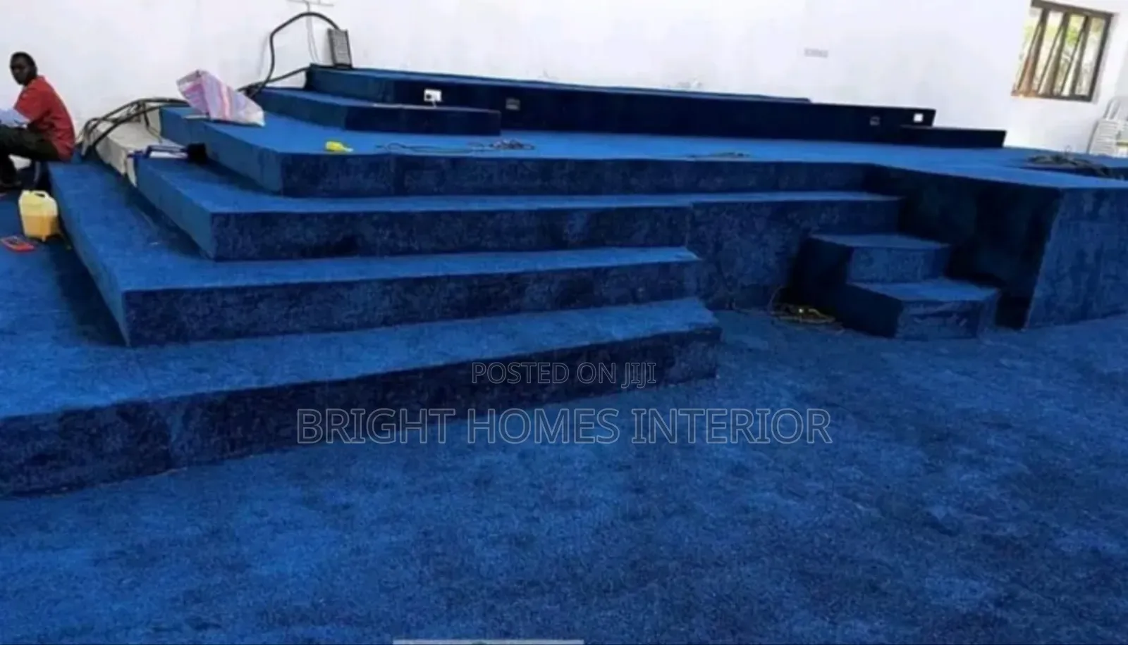 Vip 8mm Royal Blue Church Carpet