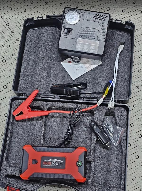 Car Battery Jump Starter and Tyre Inflator Kit
