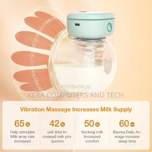 Wearable Rechargeable Electric Breast Pump
