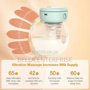 Wearable Rechargeable Electric Breast Pump