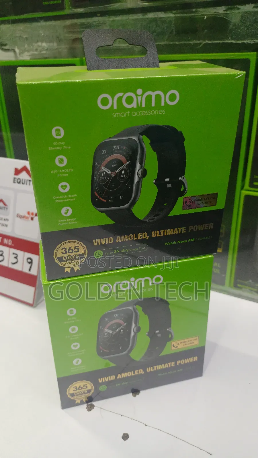 Oraimo Watch Nova Am Amoled Screen Curved Cover Smart Watch