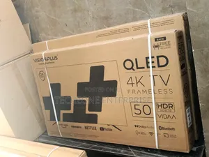 Vision Plus 50′′ Vp8850qv Qled Vidaa Flamesless Tv 