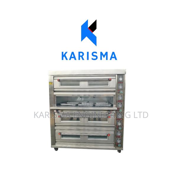 3-Deck Commercial Electric Oven. - main view