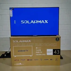 Solarmax 43 Inch Qled Smart Android Frameless Tv With Netflix Youtube