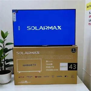 Solarmax 43 Inch Qled Smart Android Frameless Tv Hd Display