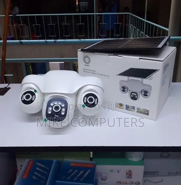 Triple Lens V380pro Solar CCTV PTZ Night Edition Camera Auto