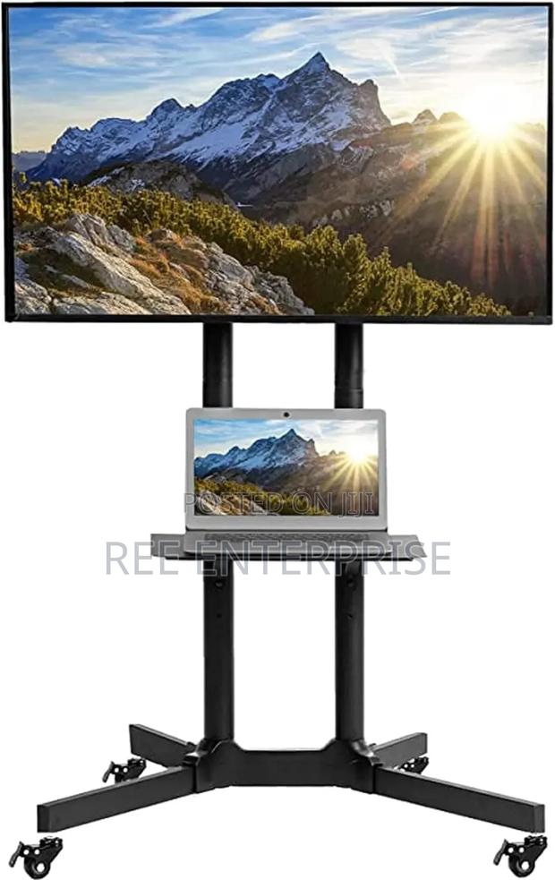 1500 Mobile/Rolling Tv Cart , Floor Tv Stand 32-75 Inch