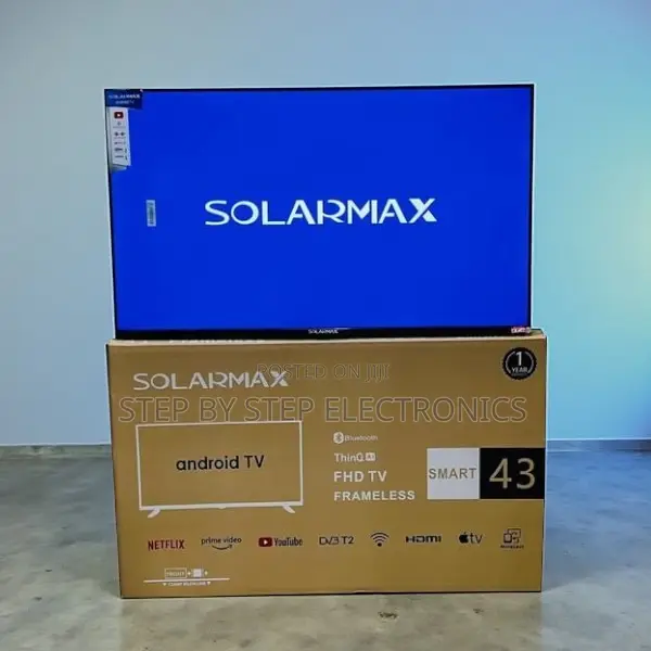 Solarmax 43 Inch Qled Smart Android Tv High Definition Display