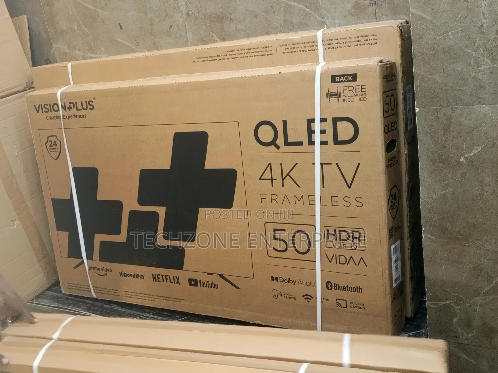 Vision Plus 50′′ Vp8850qv Qled Vidaa Tv HDR 10 