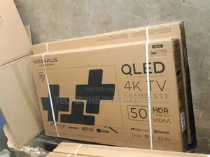 Vision Plus 50′′ Vp8850qv Qled Vidaa Tv HDR 10 
