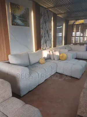 6 Seater Lavish Bold Bubble L Sofa