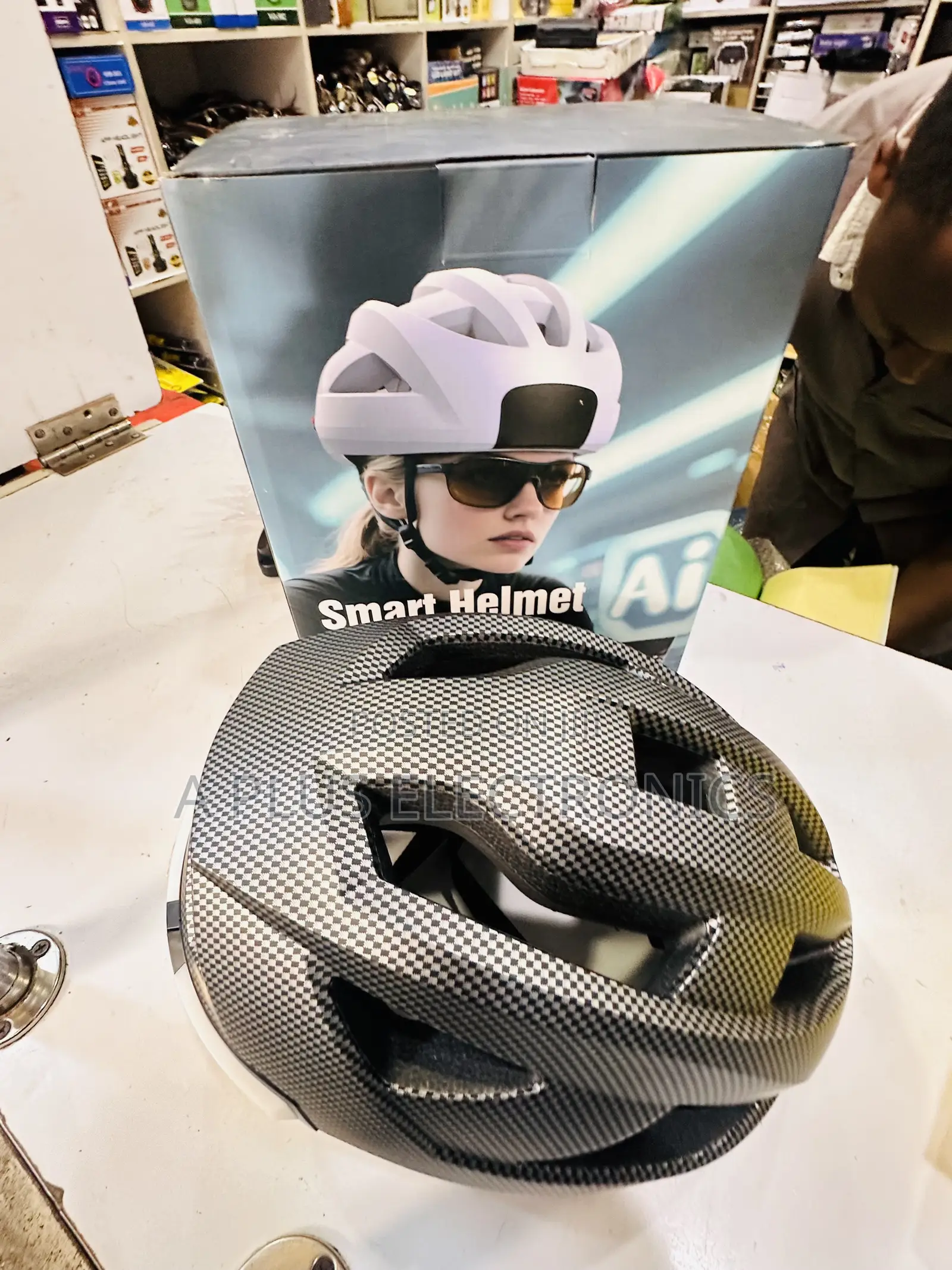  Smart Al Bike Helmet | Smart Safety Helmet With Bluetooth Audio