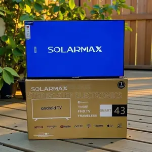 Solarmax 43 Inch Qled Smart Android Frameless Tv Digital Decoder