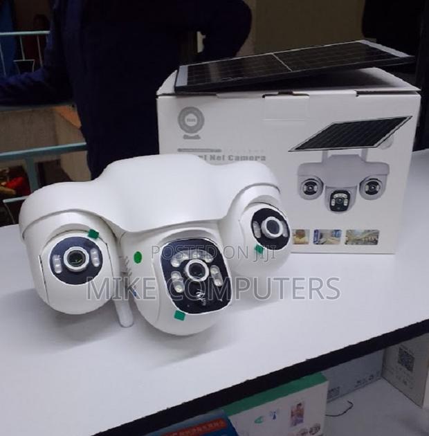 Triple-Lens 4g Solar-Powered Security Camera Full Hd - main view