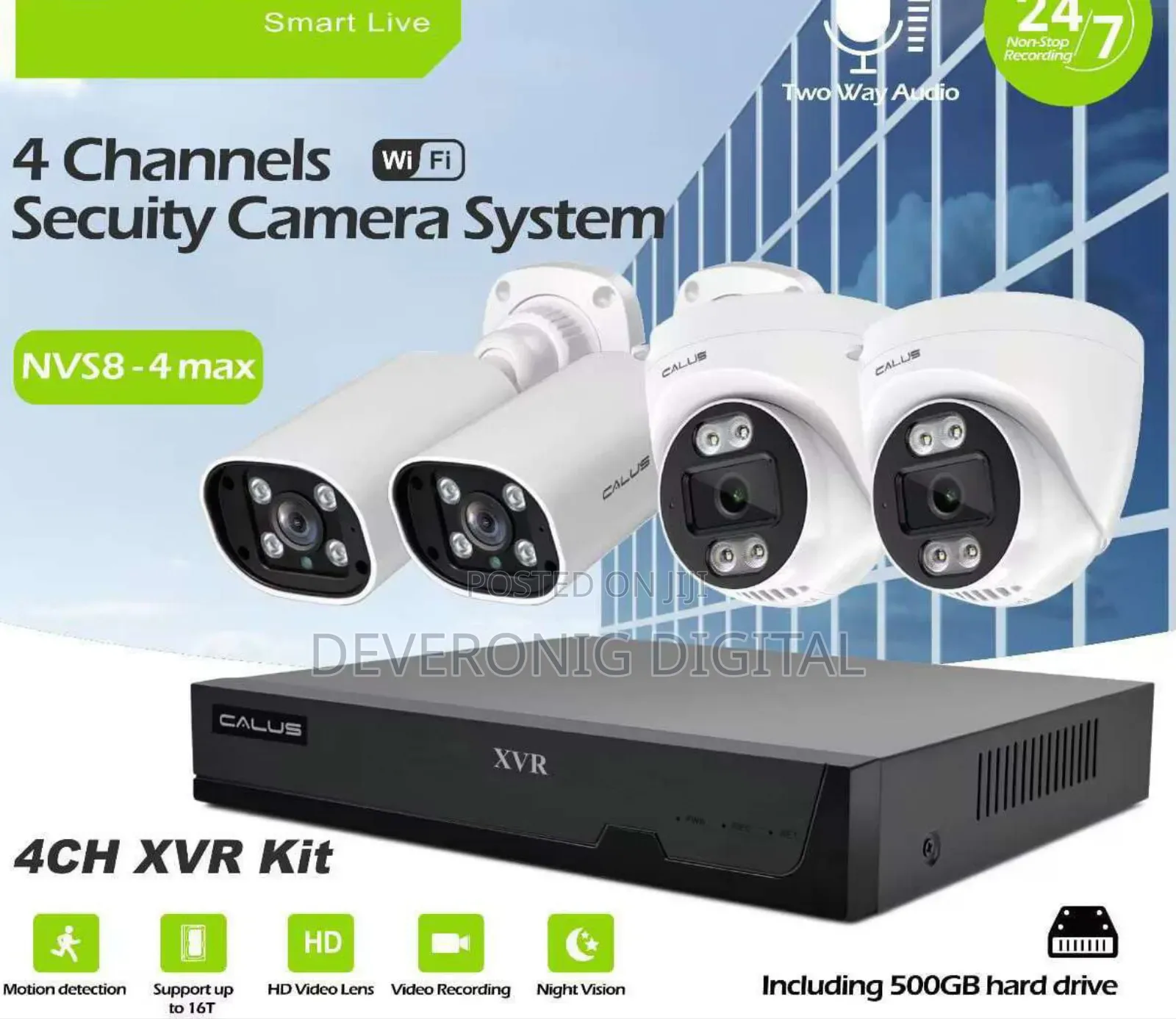 Nvs8-4 Max 4-Channel CCTV Security System