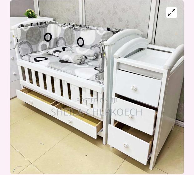 Baby Cot and Drawer - main view