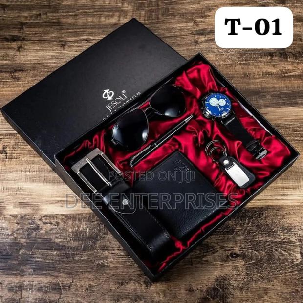 6 in 1 -Sunglass Combo Jesou Men's Gift Set - thumbnail 2