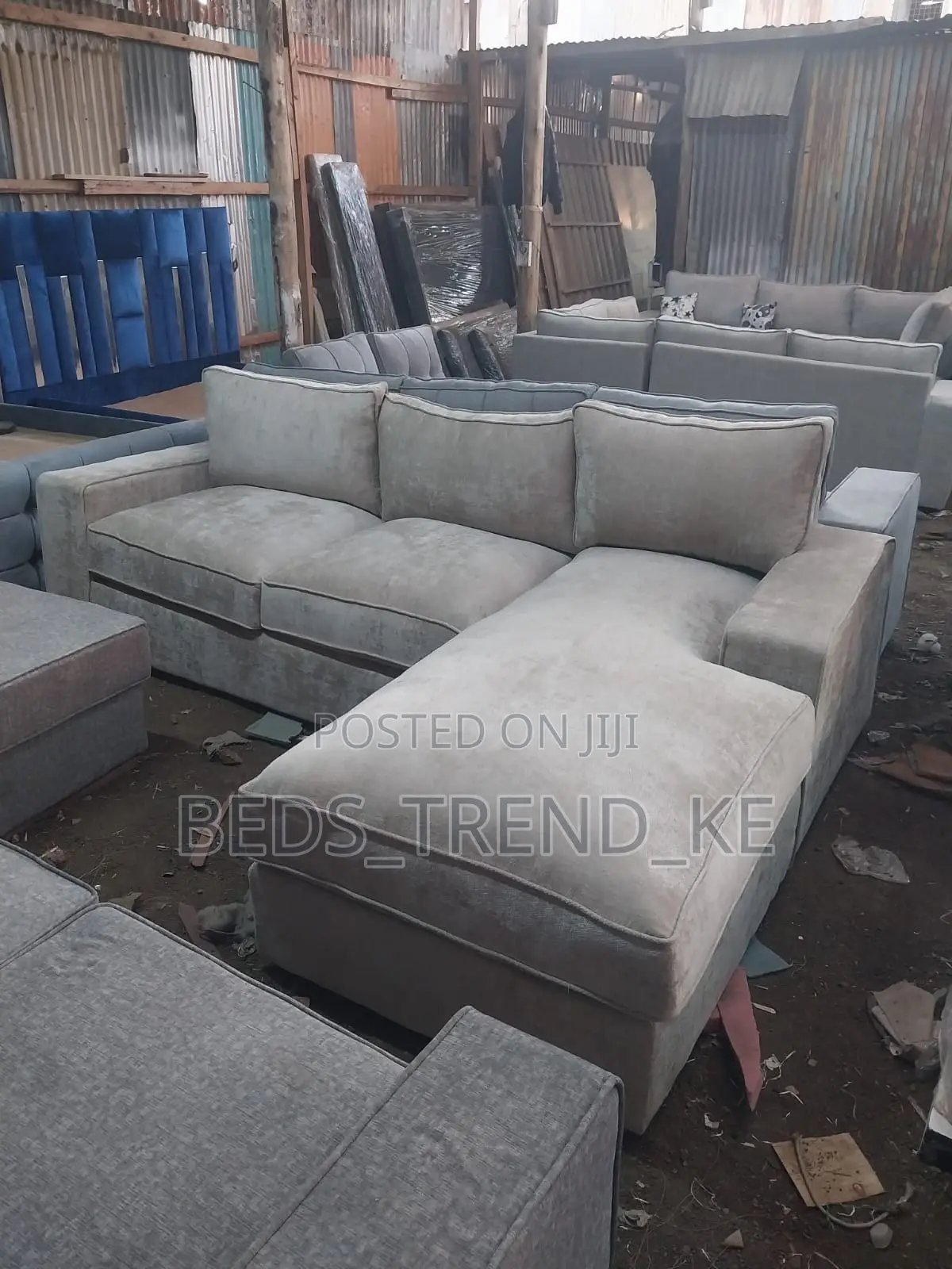 Junior Cozy 6 Seater Fabric L Seat