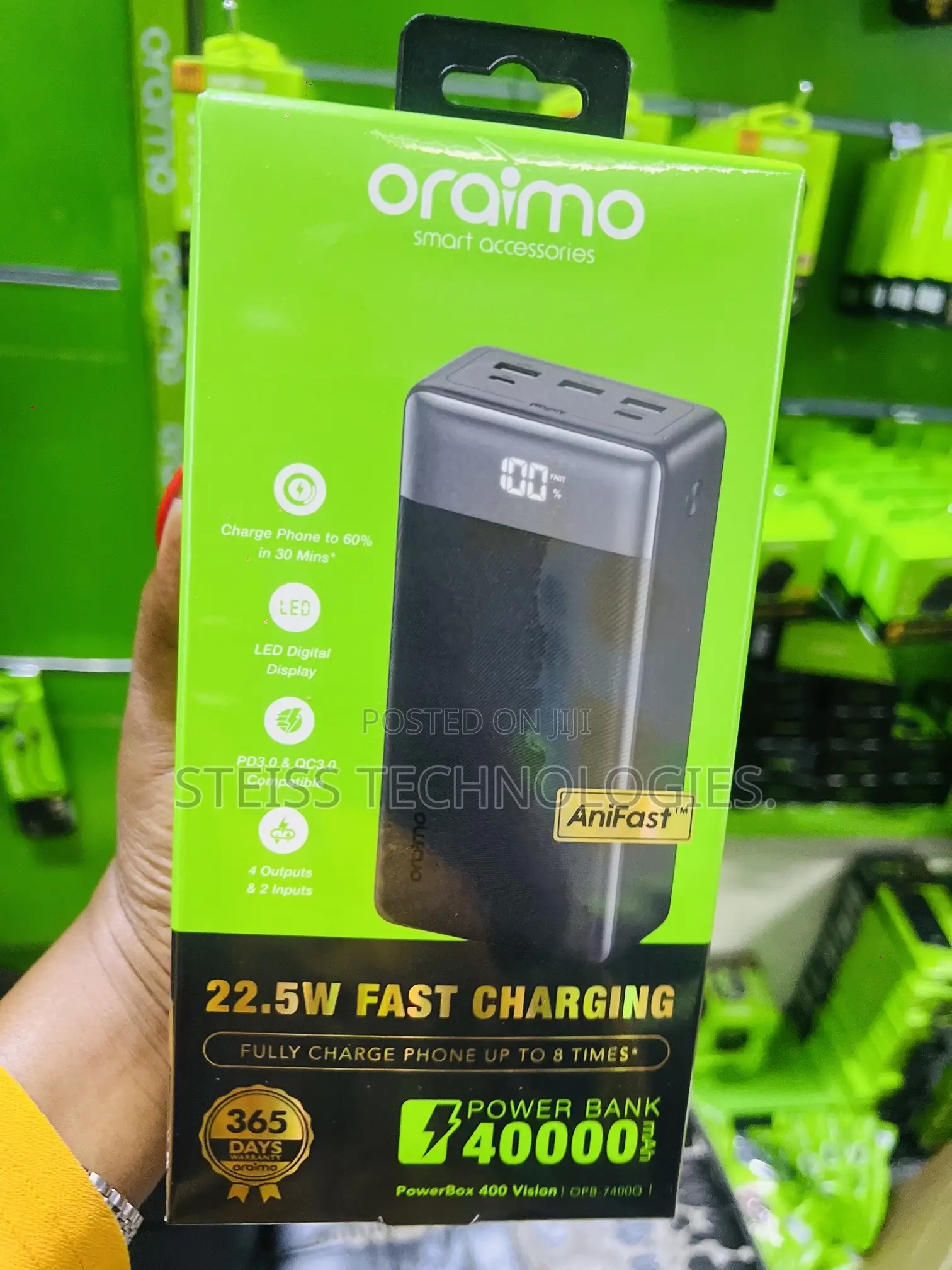 40000mah Oraimo Powerbank.